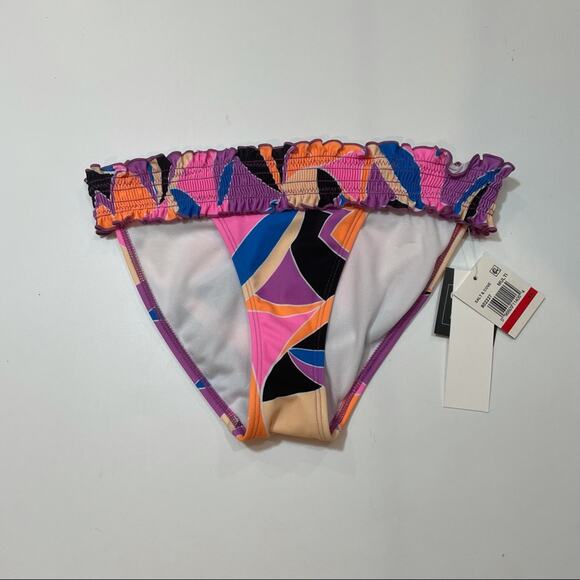 Salt+Cove Kaleidescope Smocked Bikini Swim Bottom - Picture 6 of 8